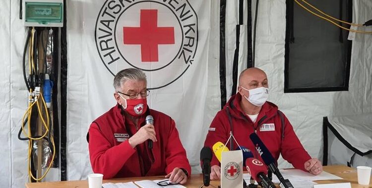 Hrvatski Crveni križ počinje proces podjele novčane pomoći stanovništvu potresom stradalog područja