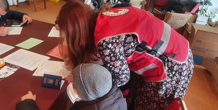 Aktivnosti Crvenoga križa u prihvatu raseljenih osoba iz Ukrajine