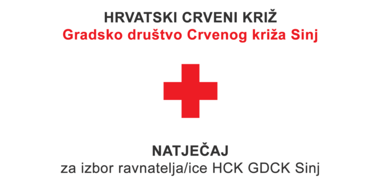 Natječaj za izbor ravnatelja/ice HCK GDCK Sinj na mandatno razdoblje od četiri godine