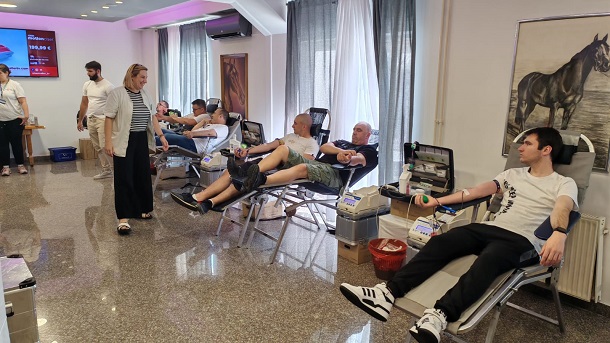 Odličan odaziv u Hrvacama, prikupljeno 110 doza krvi