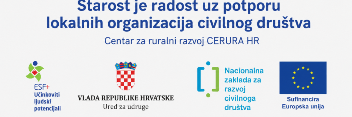 KALENDAR AKTIVNOSTI U KOLOVOZU – Projekt: Starost je radost uz potporu lokalnih organizacija civilnog društva – CERURA HR